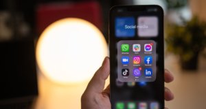 Social Media Apps auf einem iPhone