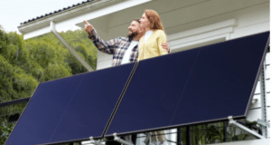 Balkon-Solaranlage