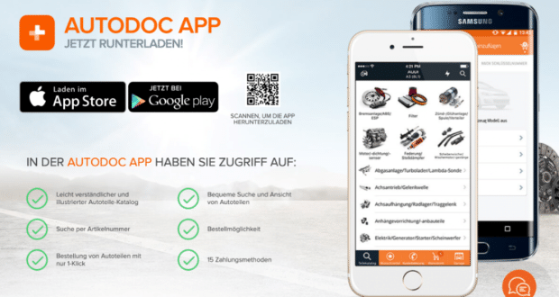 Die mobile App von AUTODOC