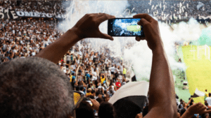 iPhone Action Mode im Stadion