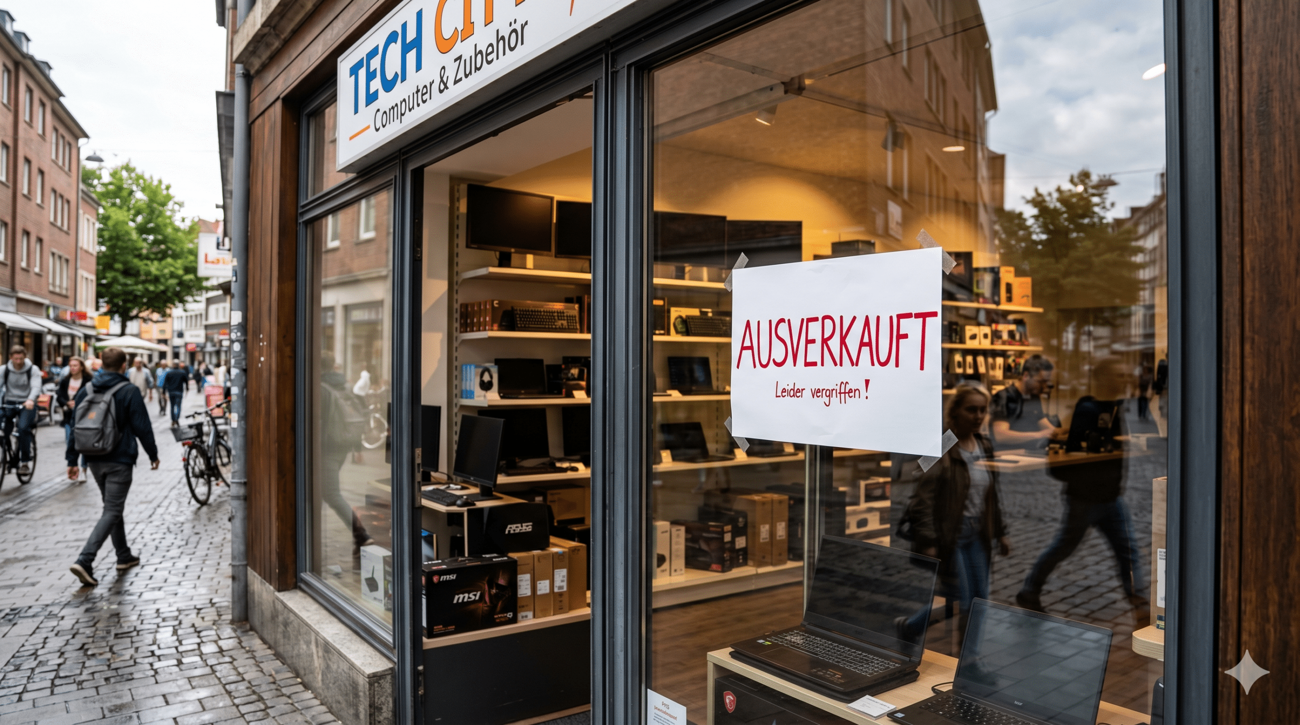 Ausverkauft KI-Bild erstellt mit KI Gemini Banana Pro